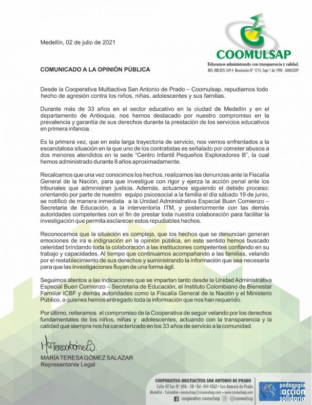 comunicado